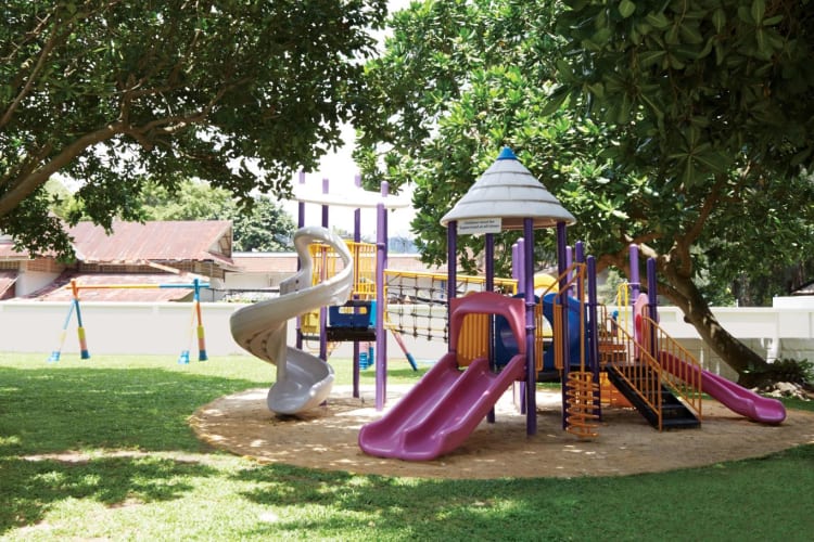 Outdoor play area